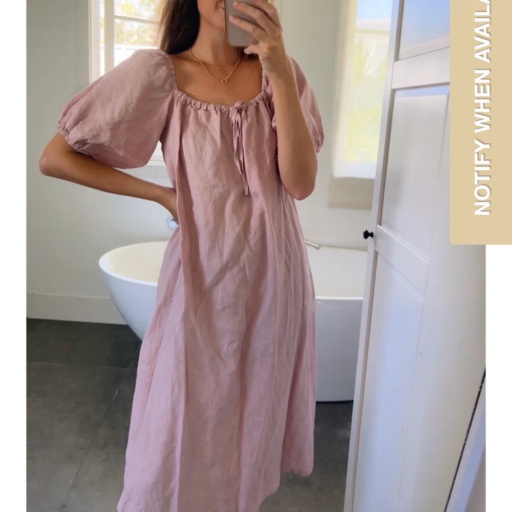 Marlow and Mae Linen Grace Dress